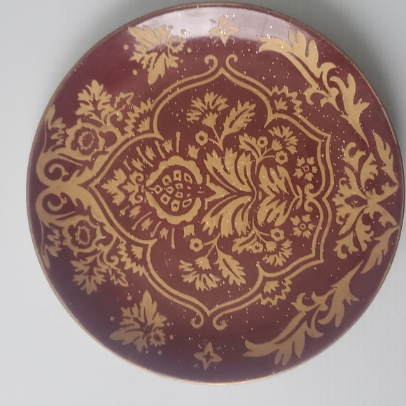 Andrea by Sadek Hand Painted Decorative Plate - Picture 3 of 4